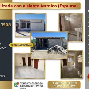 CASA en Venta 2 habitaciones 1 baño