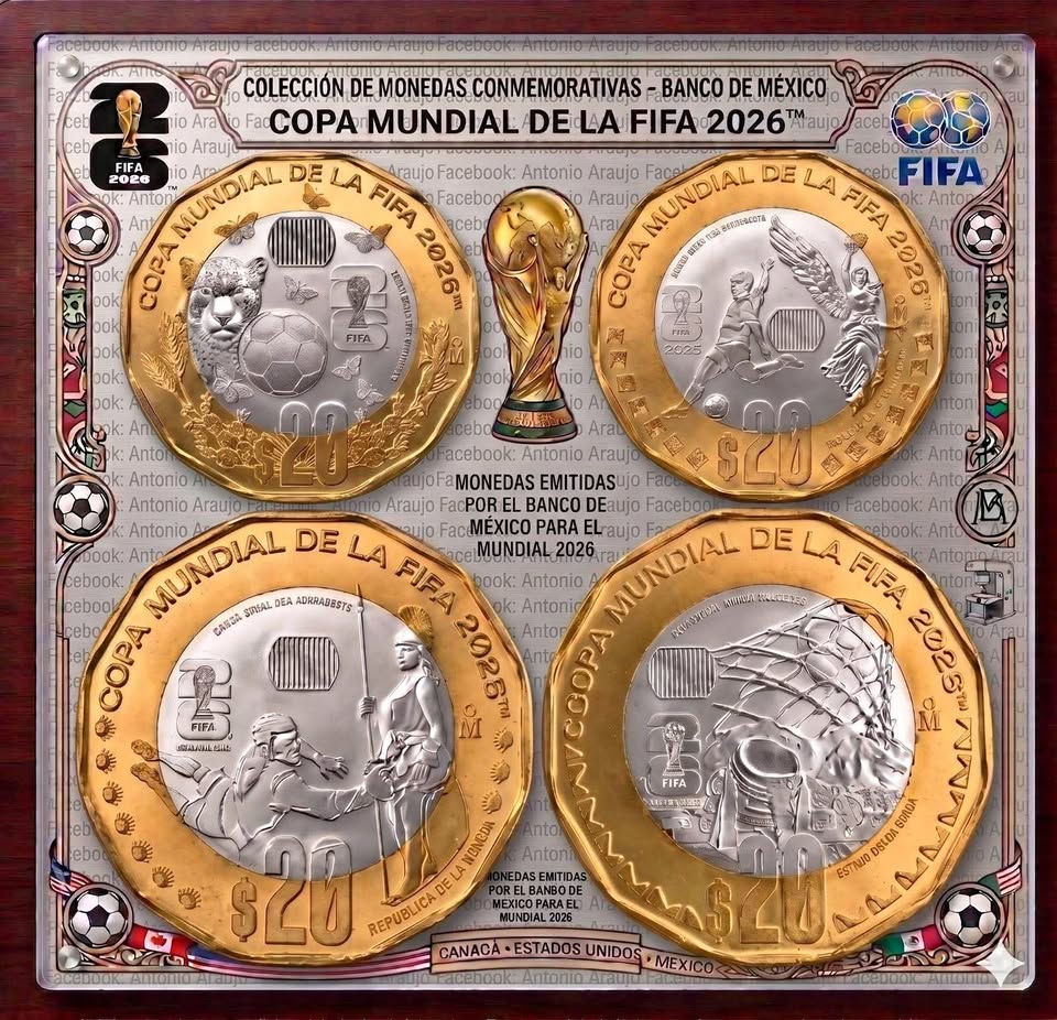Monedas Mundial 2026
