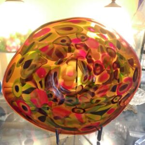 Escultura de Vidrio Murano Forma Torodial